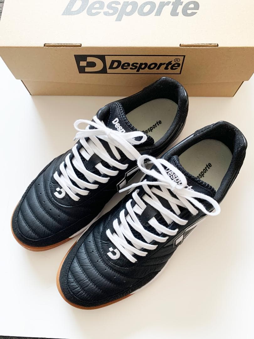 【新品】デスポルチ カンピーナス JP PRO2 大人用 フットサルシューズ 黒