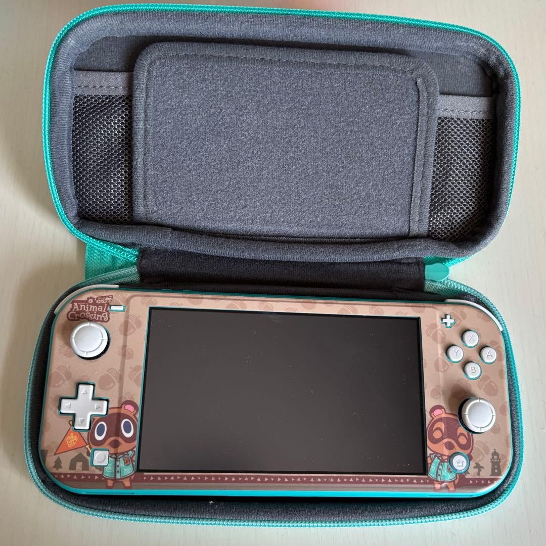 Nintendo Switch Lite ターコイズ どうぶつの森 ケースセット