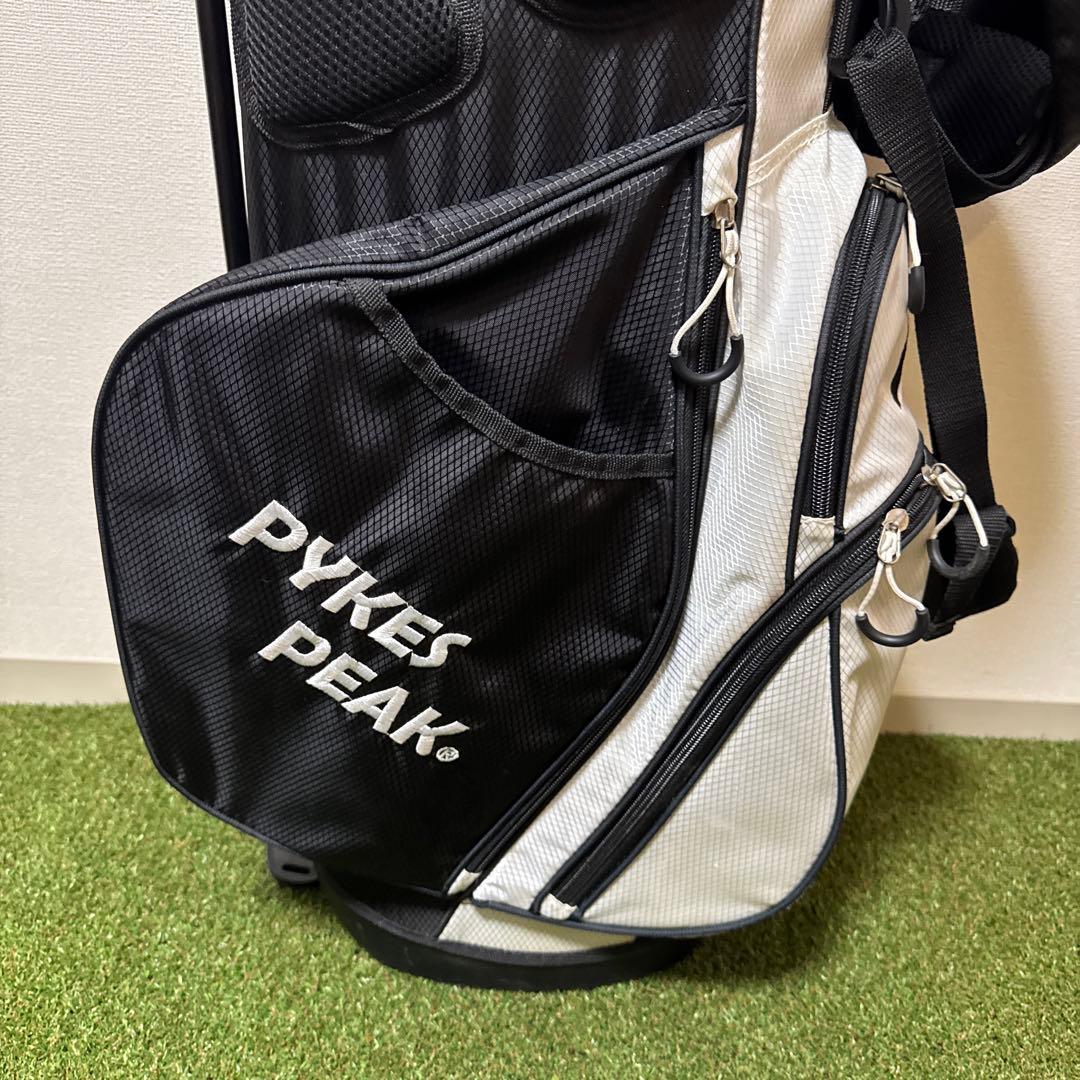 良品 PYKES PEAK パイクスピーク スタンド式 キャディバッグ