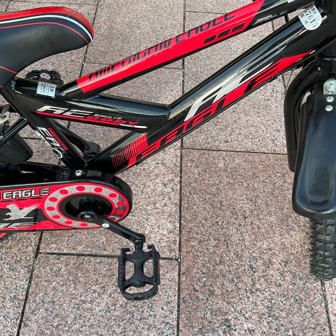 アメリカンイーグル 自転車　レッド　ジュニア　子供　18インチ