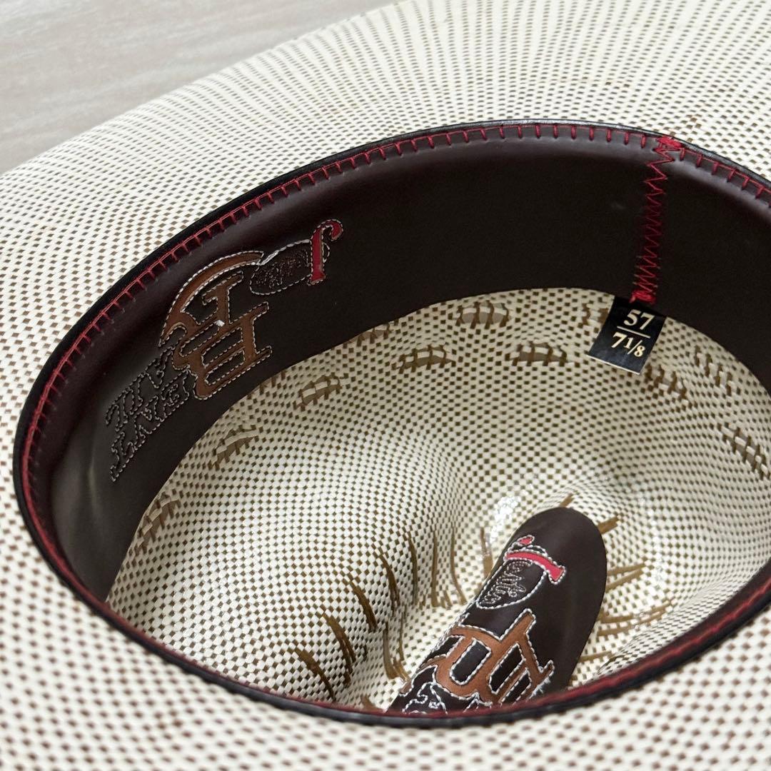 【平井大さん着用モデル】使用数回 JUSTINカウボーイハット 頭位57cm