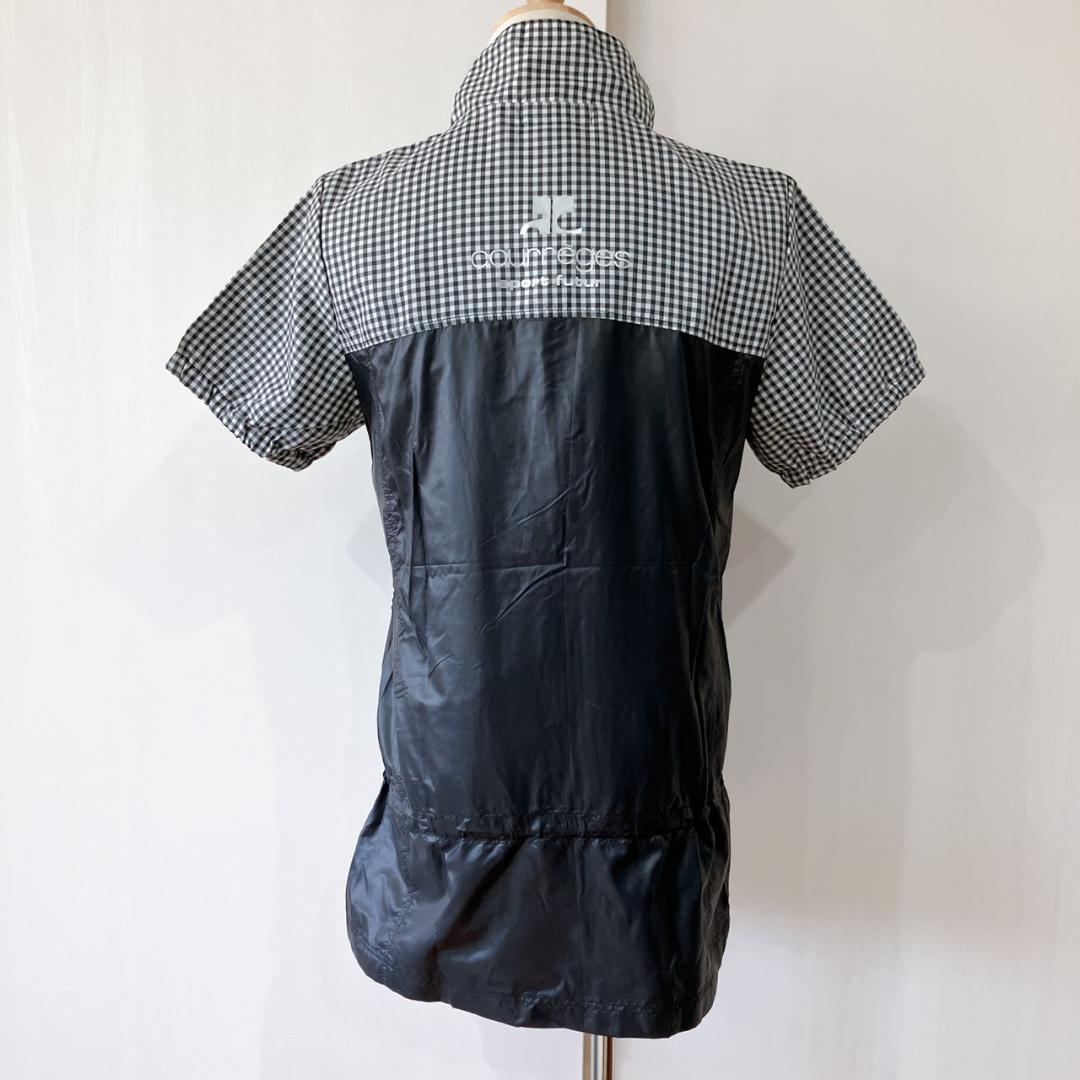 【極美品】　クレージュスポーツフューチャー　チェック柄ジップアップジャケット