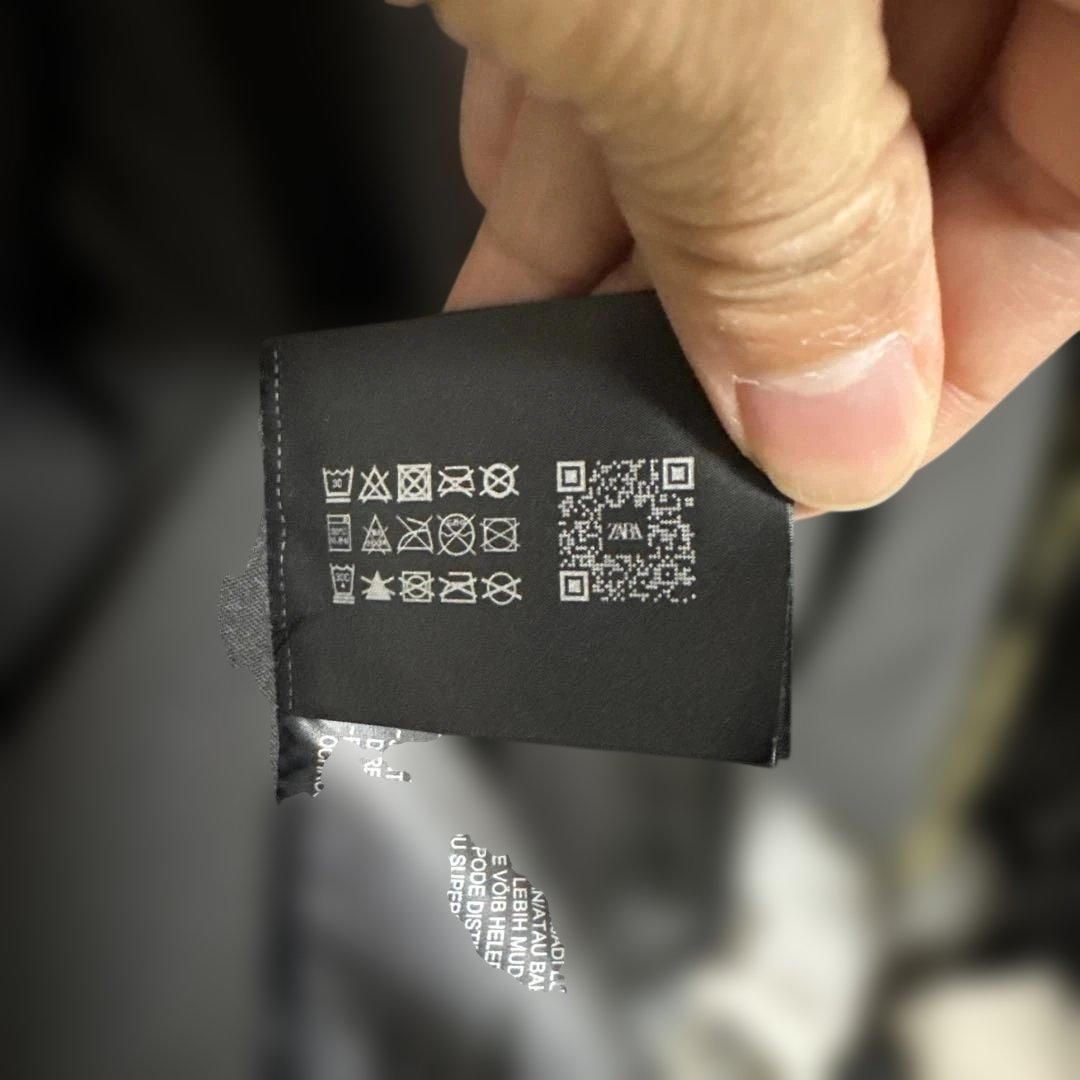 ZARA フェイクレザーボンバージャケット ライダース