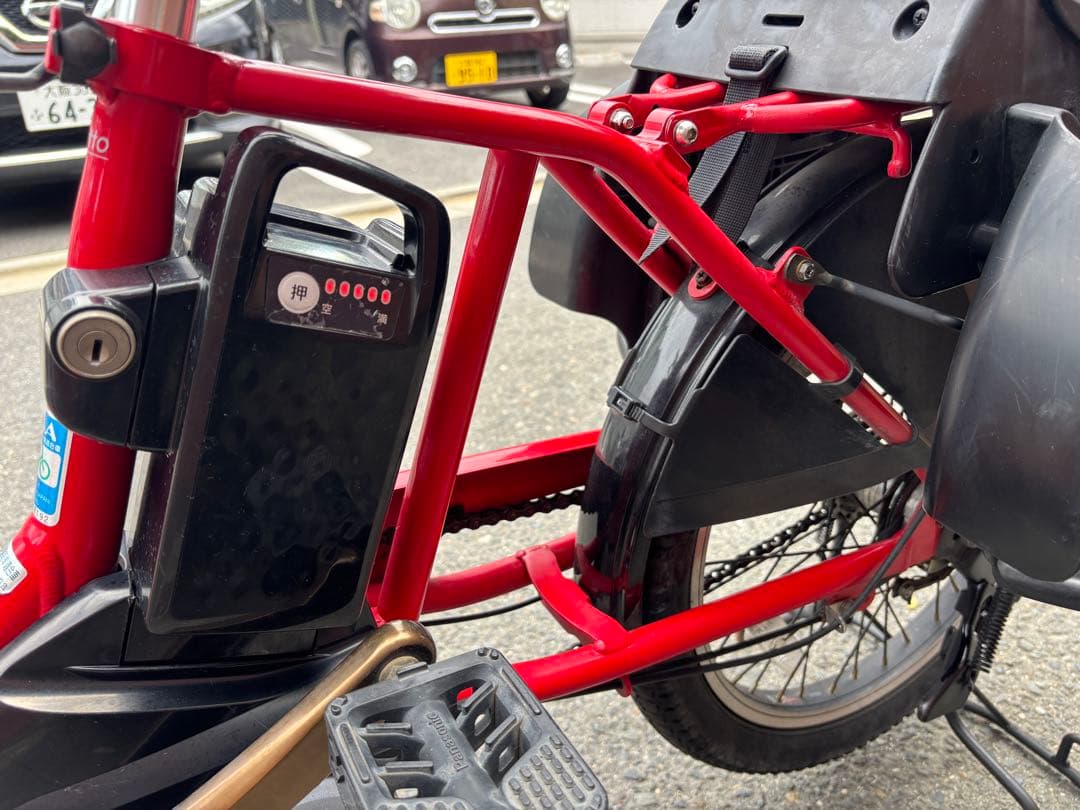 Panasonic gyutto電動アシスト自転車 赤 チャイルド