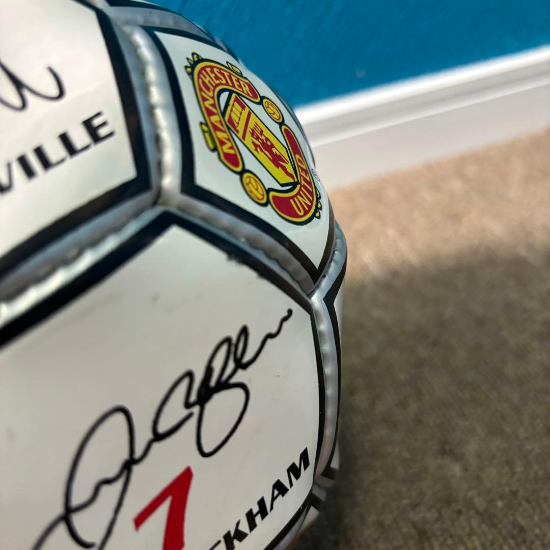 2002-2003 マンチェスターユナイテッド サインボール サッカー ベッカム