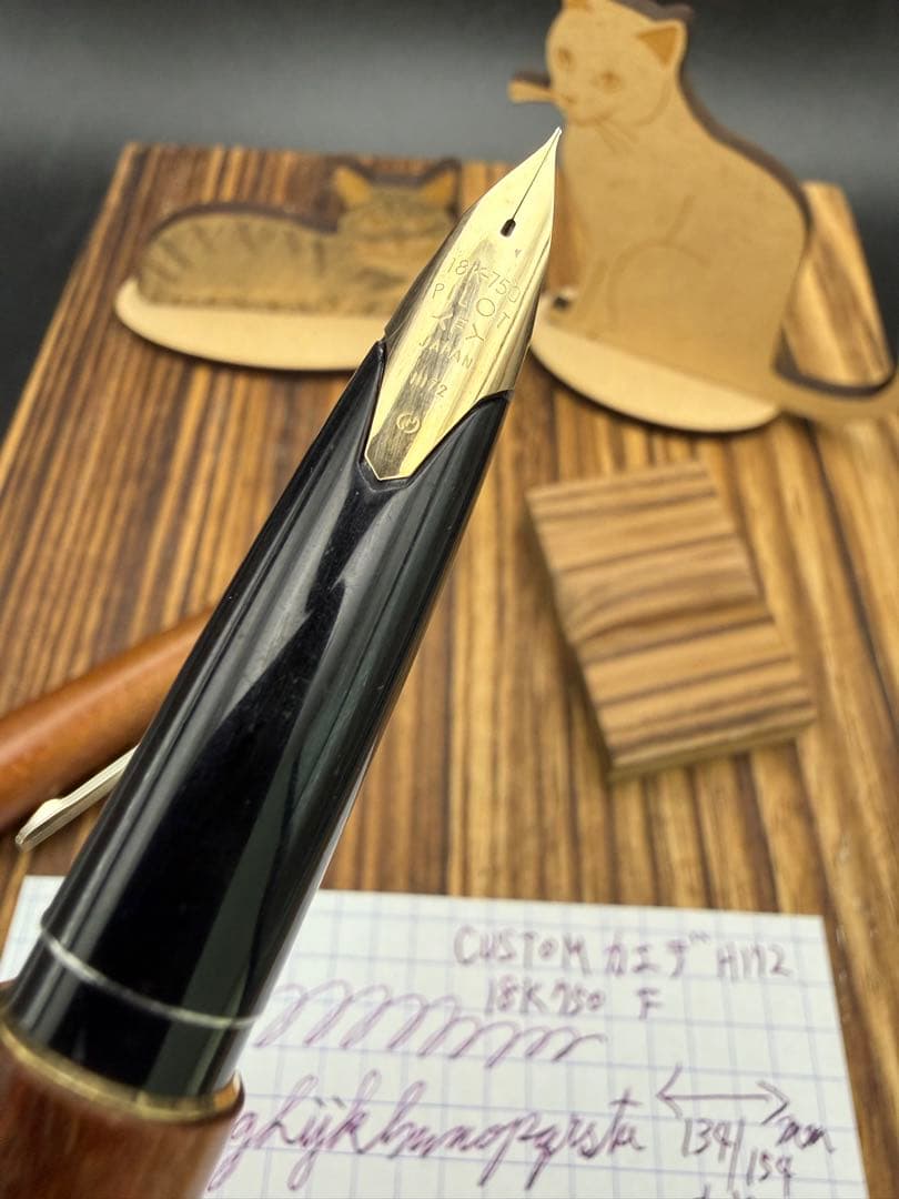 Pilot 万年筆 カスタム カエデ 18K F 1972 K-700KS