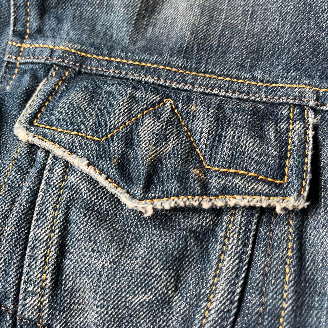 DIESEL ディーゼル デニムジャケット Gジャン ダメージ加工 短丈 M