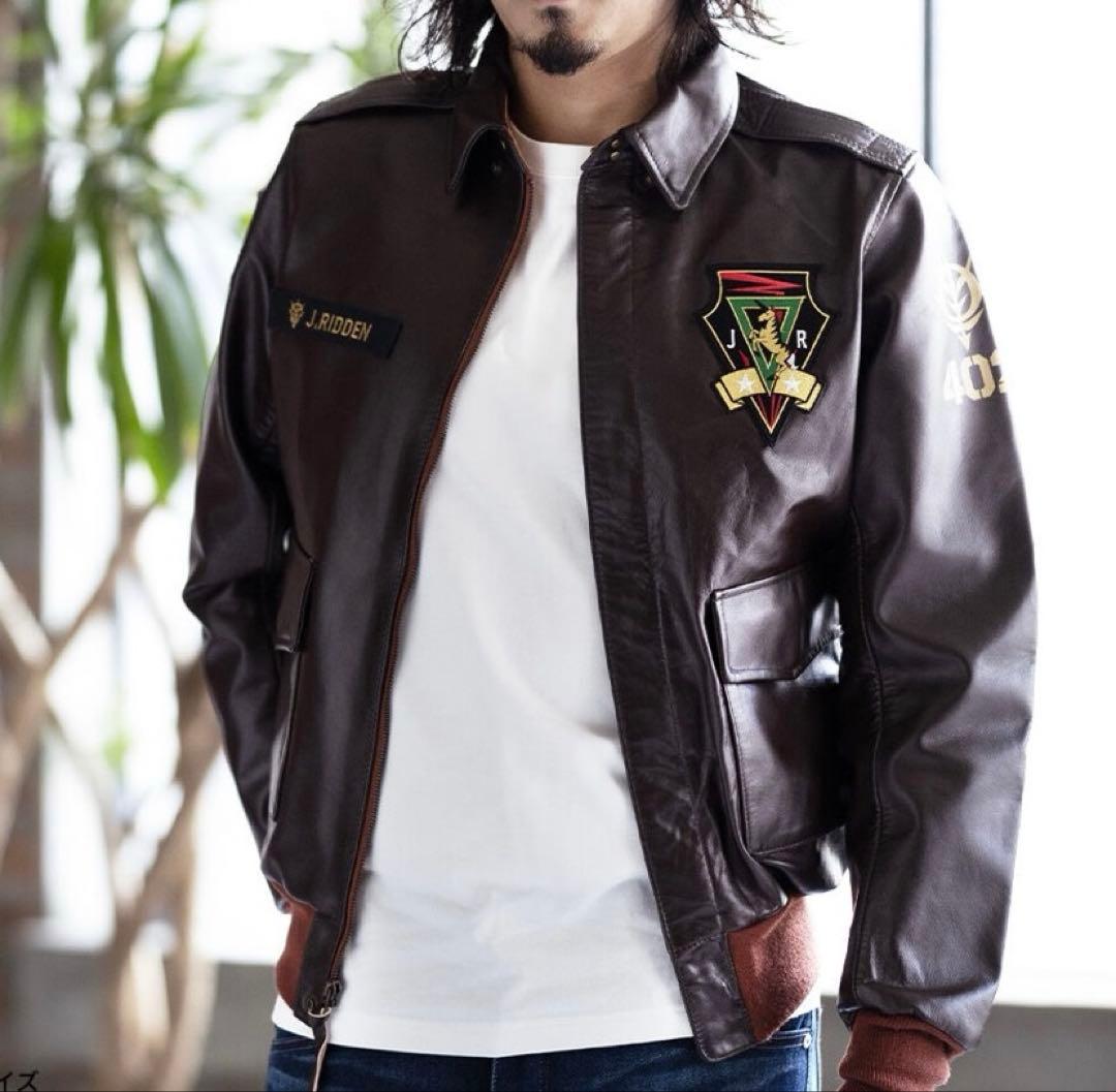 レザージャケット『機動戦士ガンダム』 JOHNNY RIDDEN 馬革