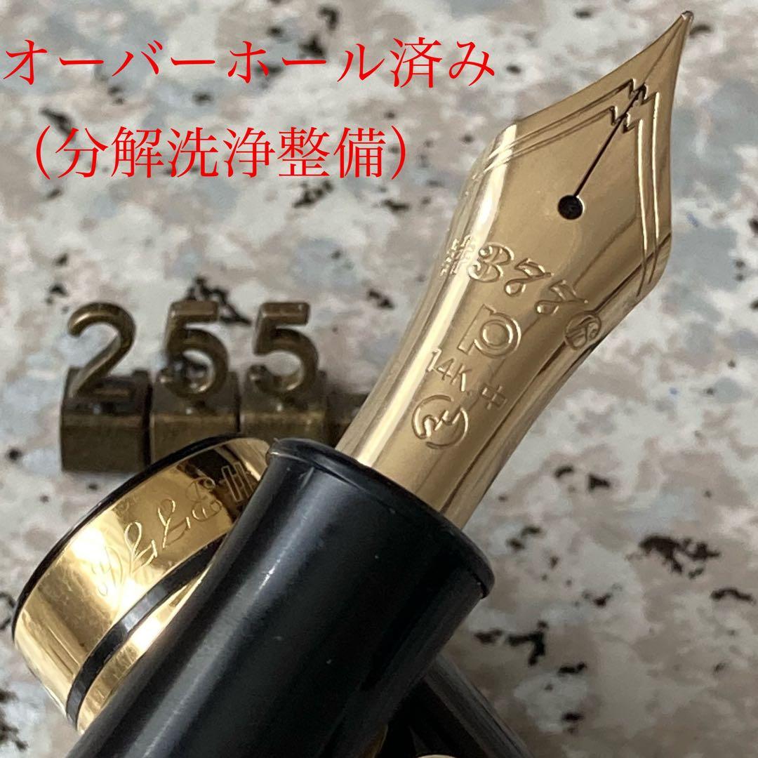 #255 オーバーホール済み 万年筆 PLATINUMプラチナ 3776 14k