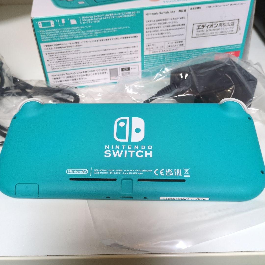 Nintendo Switch Lite ターコイズ 充電器付き