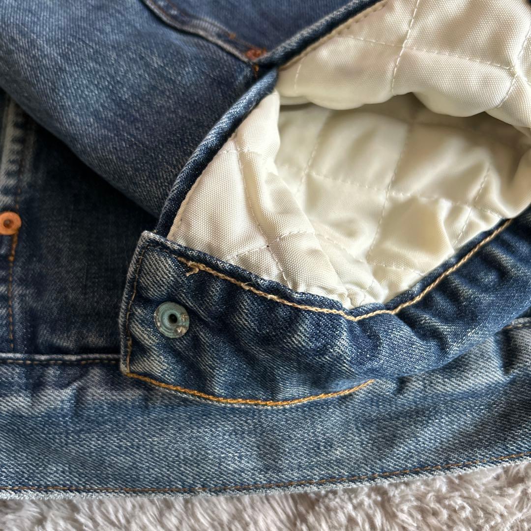 00s ユーロ Levi's 71511 ボアデニムジャケット ハンドウォーマー