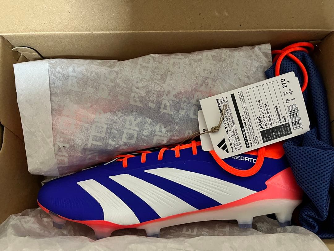 アディダス adidasプレデターエリート FT FG 27センチ