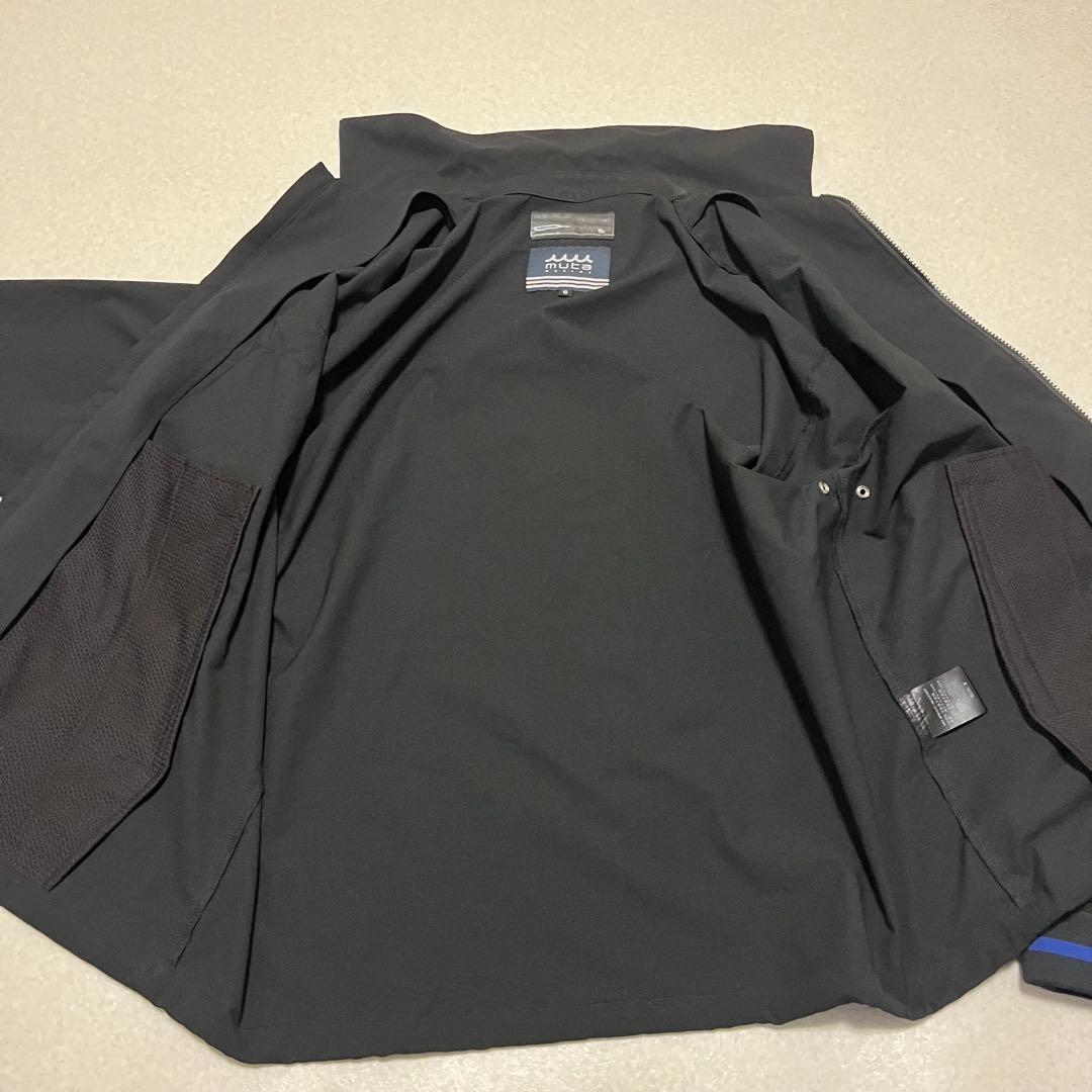 ACANTHUS × muta MARINE ストレッチコーチジャケット 黒
