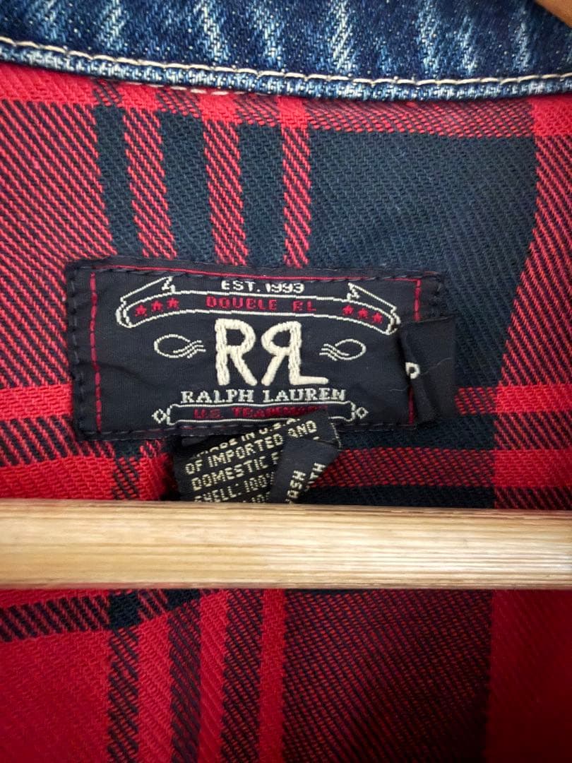 RRL ダブル RL ジャケット デニムブルー