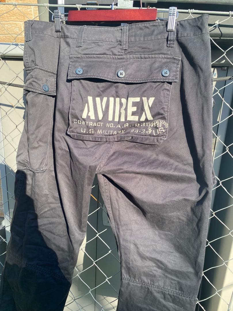 AVIREX スクウェアポケット カーゴパンツ　2XL