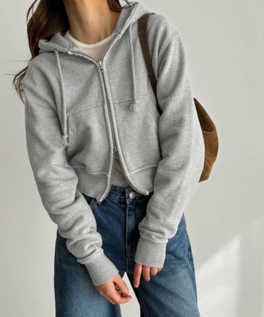断捨離中♡美品♡CANAL JEAN HARING　裏毛コンパクトパーカー