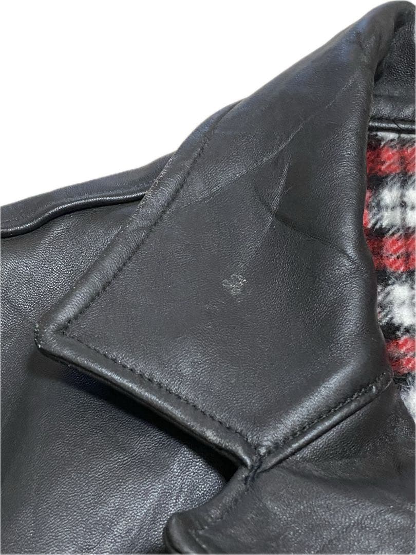ジャケット・アウター French leather coat BLACK