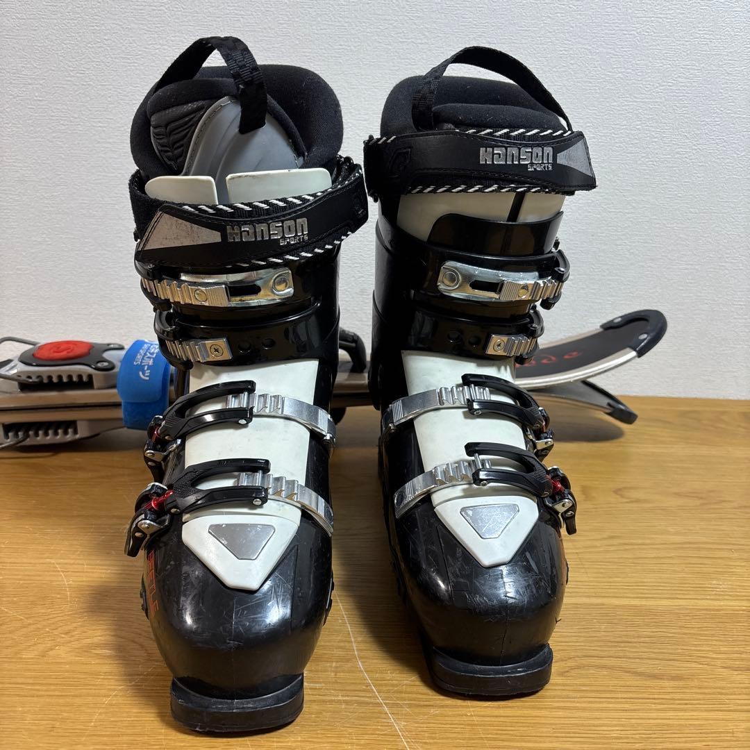 サロモン Hanson 26-26.5cmメンズショートスキーセット