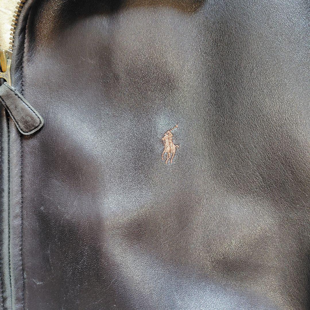 Ralph Lauren 黒レザージャケット