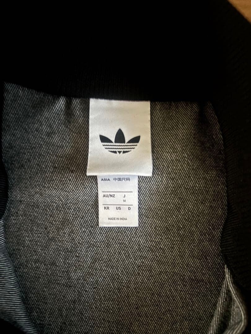 adidas ダークグレー ジップアップジャケット Lサイズ