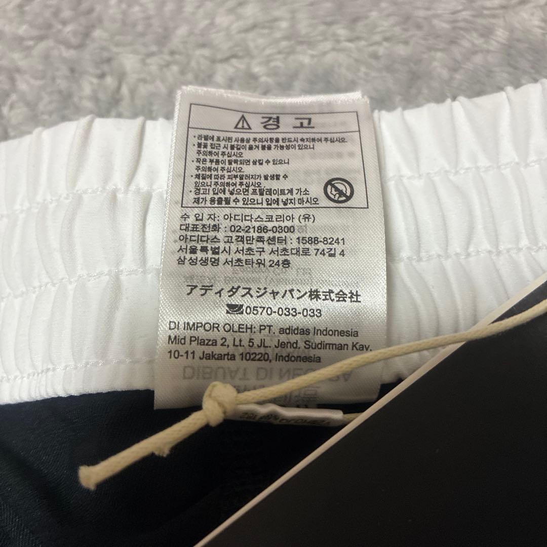 【新品タグ付★ダンボールニット】裏起毛 セットアップ S 黒 アディダス