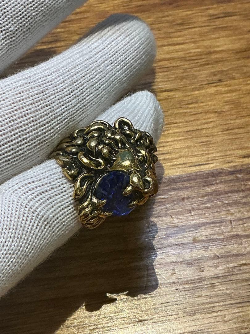 郵*)様 GUCCI ライオンリング　中古使用感あり　15号