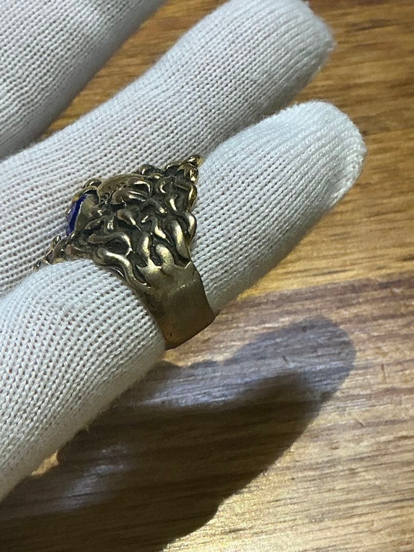 郵*)様 GUCCI ライオンリング　中古使用感あり　15号