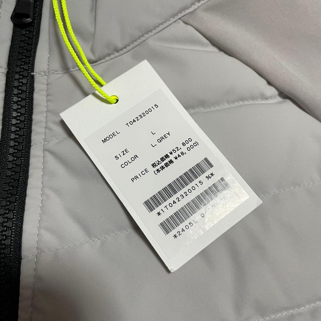 定価9万　新品　TFW49 ダウンブルゾン　セットアップ　ゴルフ　グレー　L