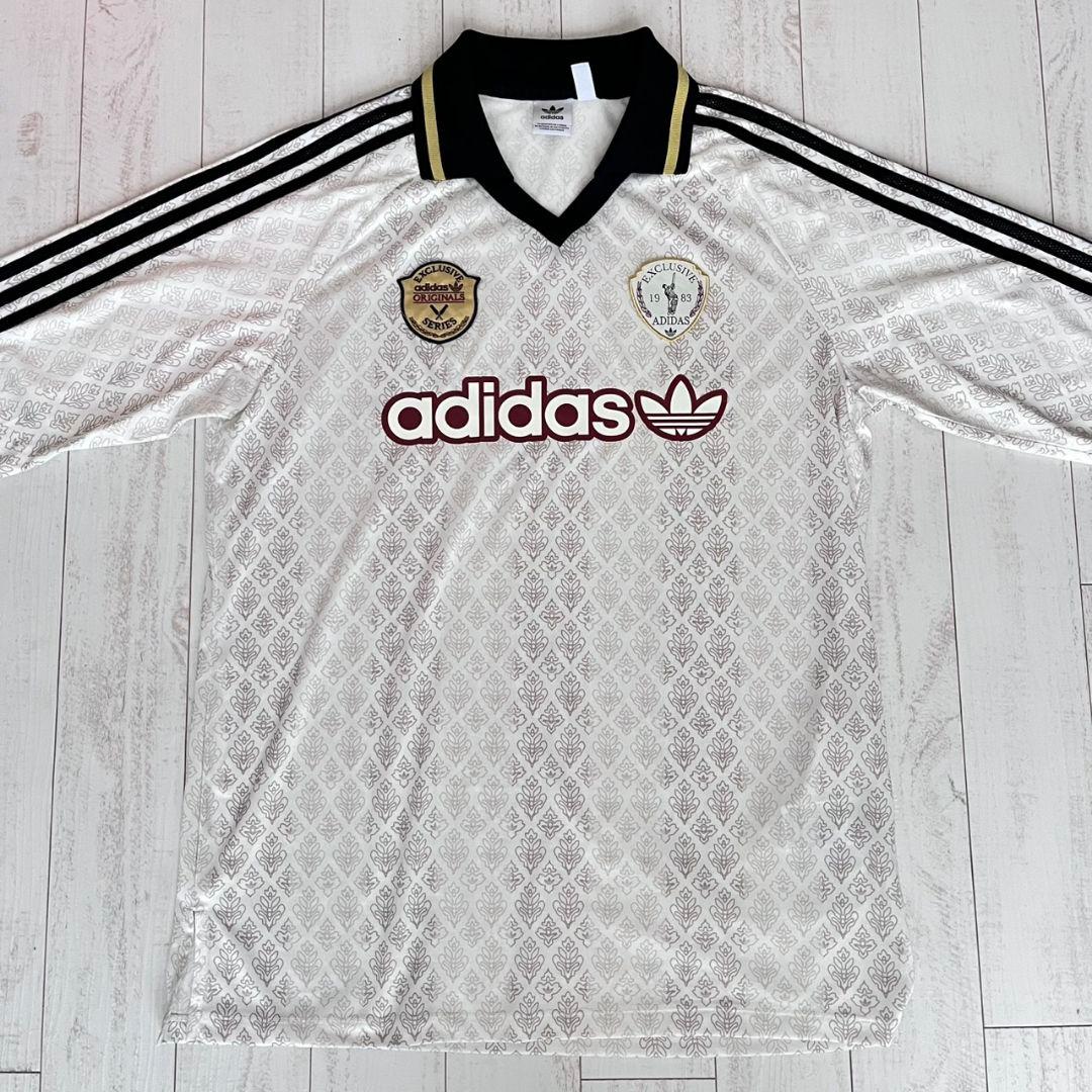 美品　adidas originals フットボール　長袖シャツ　サッカー　L