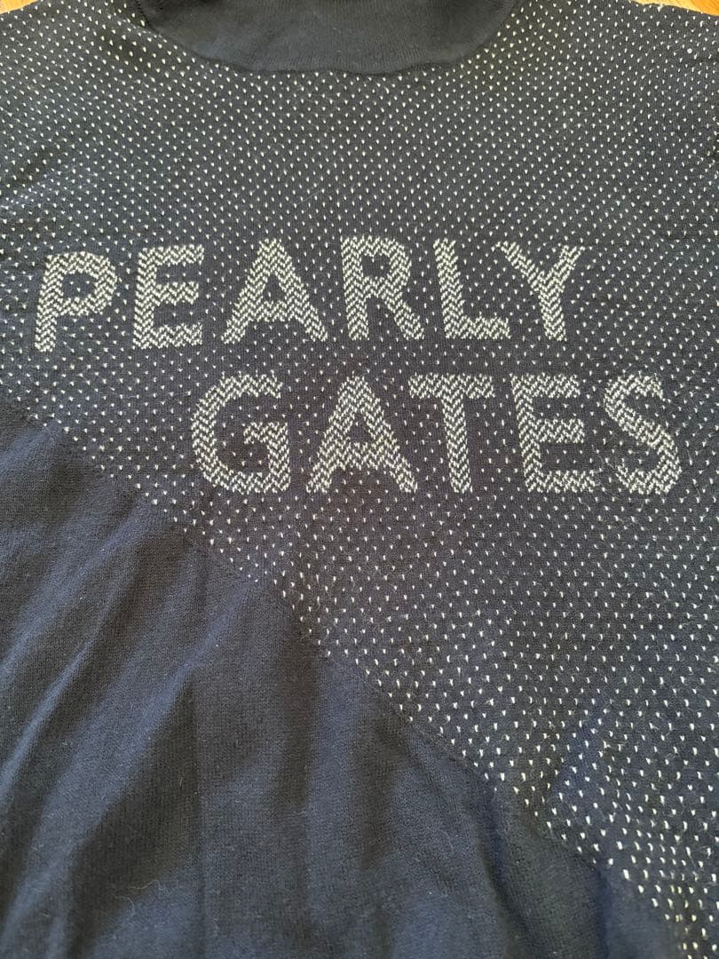 高級！PEARLY GATES タートルネック ニット ゴルフウェア サイズ5