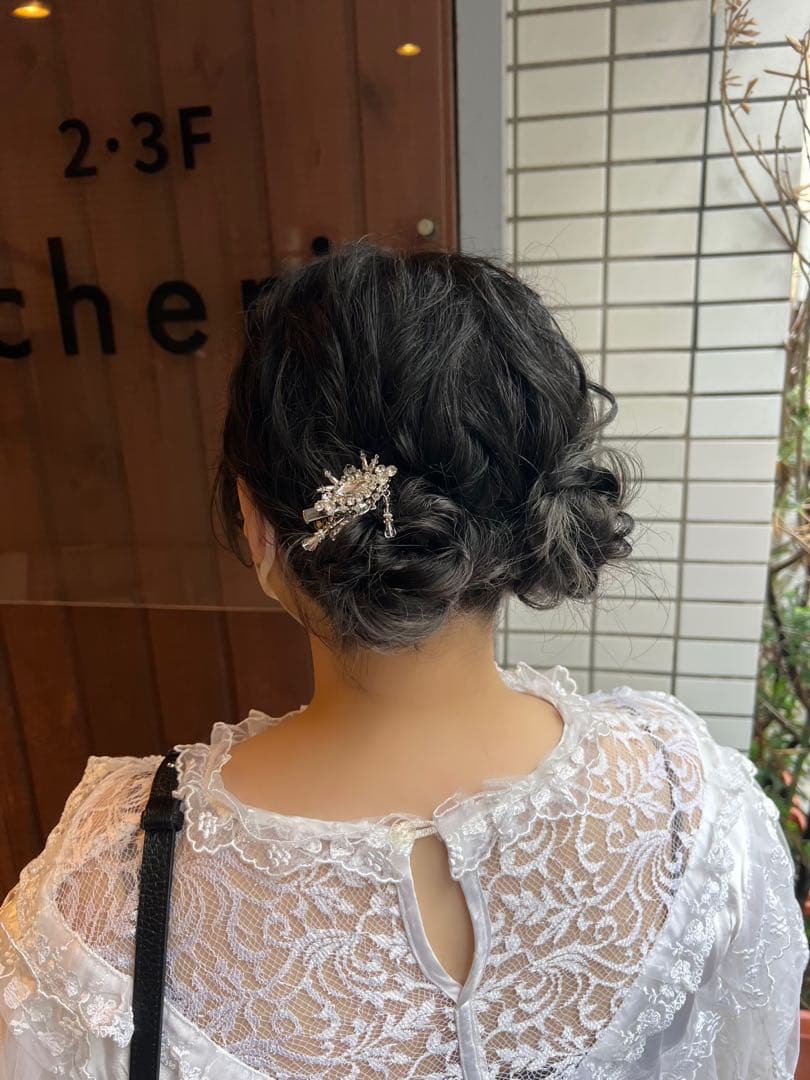 【tanakadaisuke】crystal hair clip【美品】