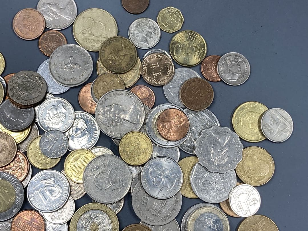 世界各国の外国 大量まとめ売り 約1.8kg