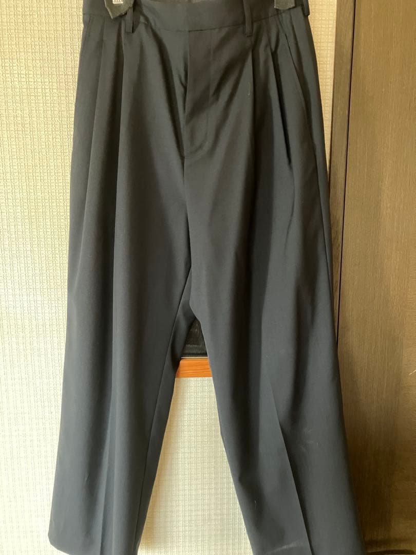 スーツ lidnm SUMMER WOOL WIDE SLACKS