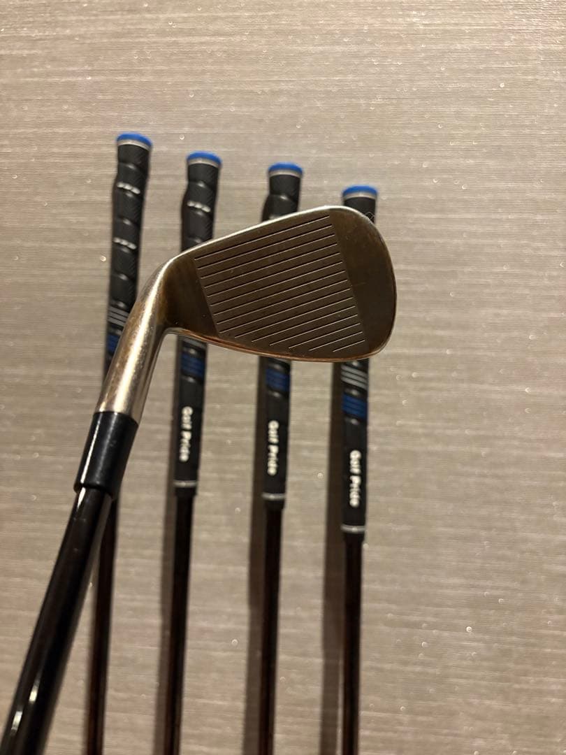 アイアン6本セットP790 エイジドカッパー 純正スチールシャフト フレックスS