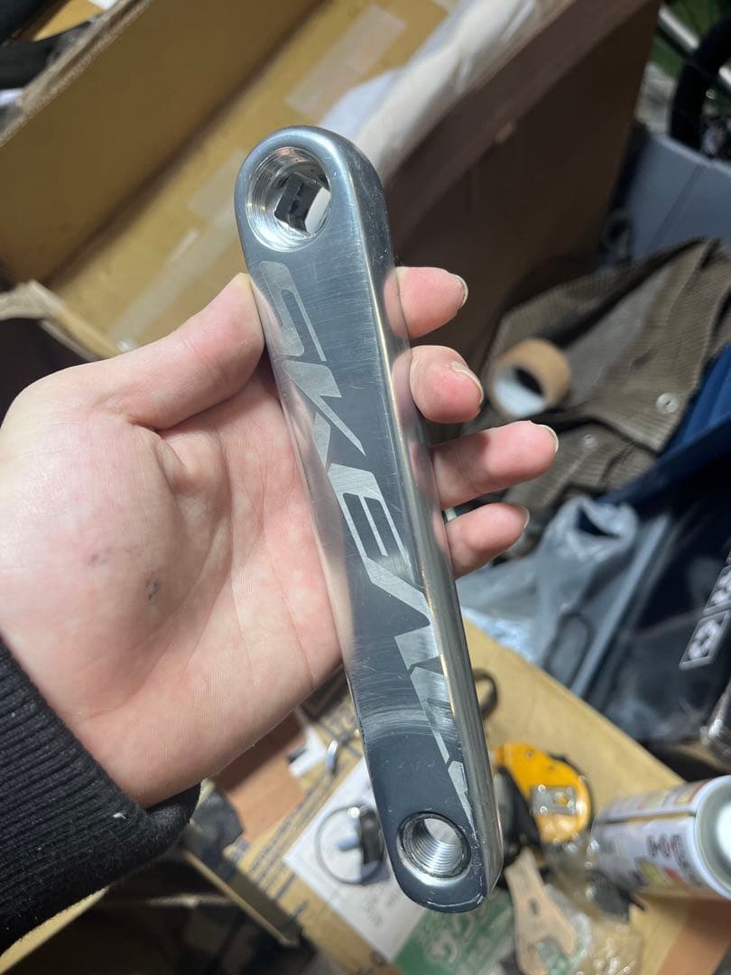 SKEACE スクエアテーパー ピスト用クランク 165mm 48T