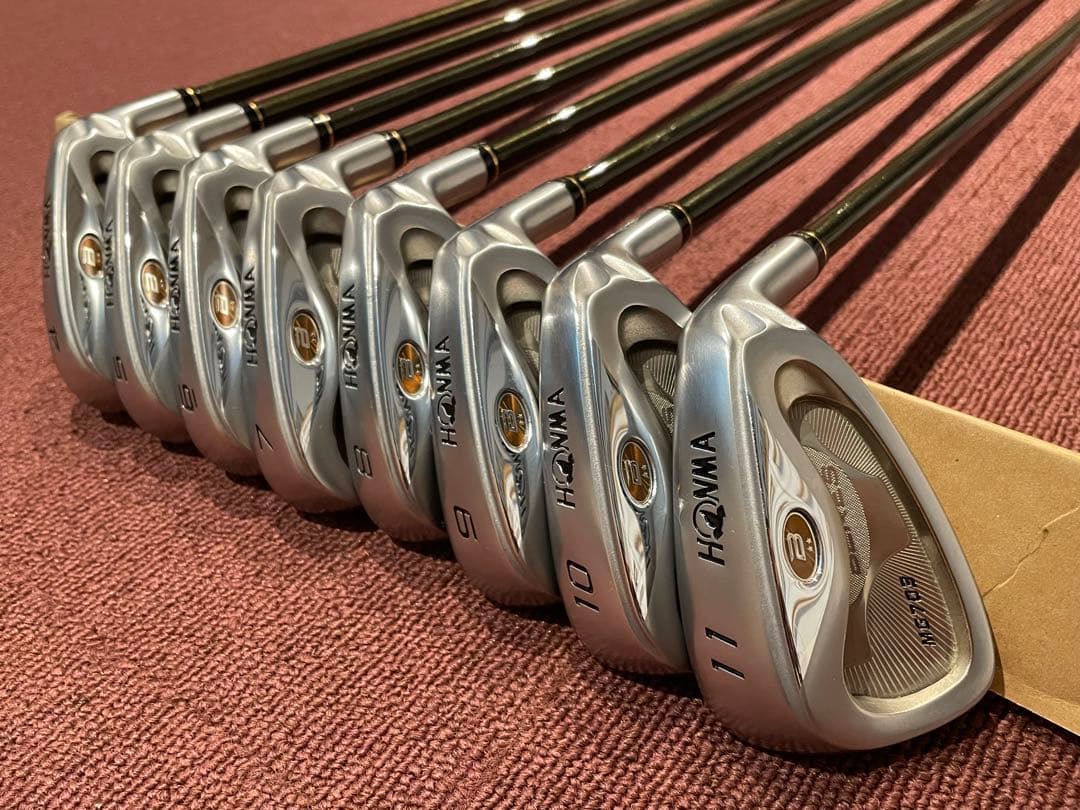 【美品】HONMA BERES MG703 アイアン 8本セット 星2 R