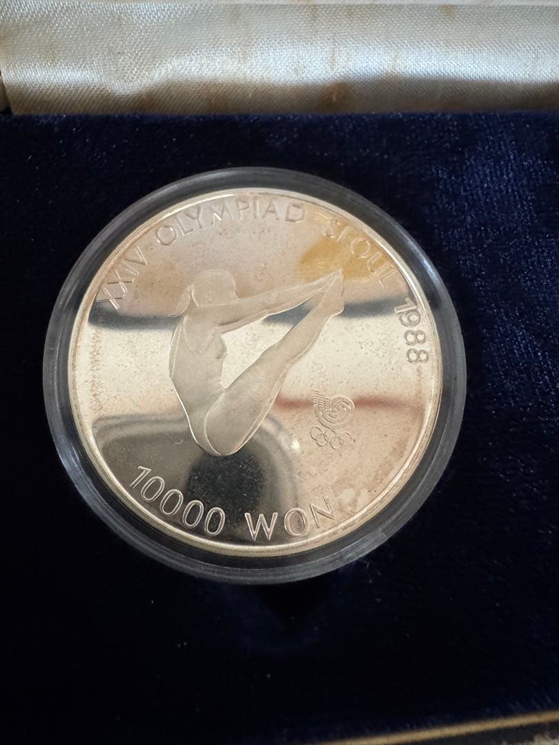 1988年ソウルオリンピック記念硬貨 10000ウォン 5000ウォン銀貨セット
