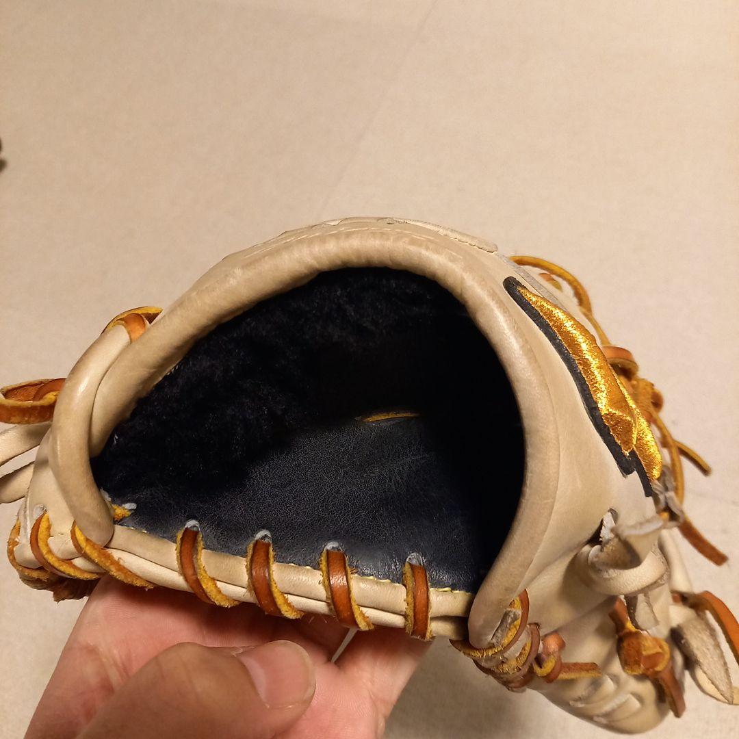 【再値下げ中】美品　ミズノプロ　硬式　内野手グローブ 　ブロンド