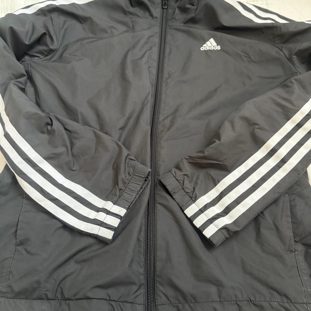 極美品☆adidas ウィンドブレーカー　パンツ　上下セット　黒ブラック　M