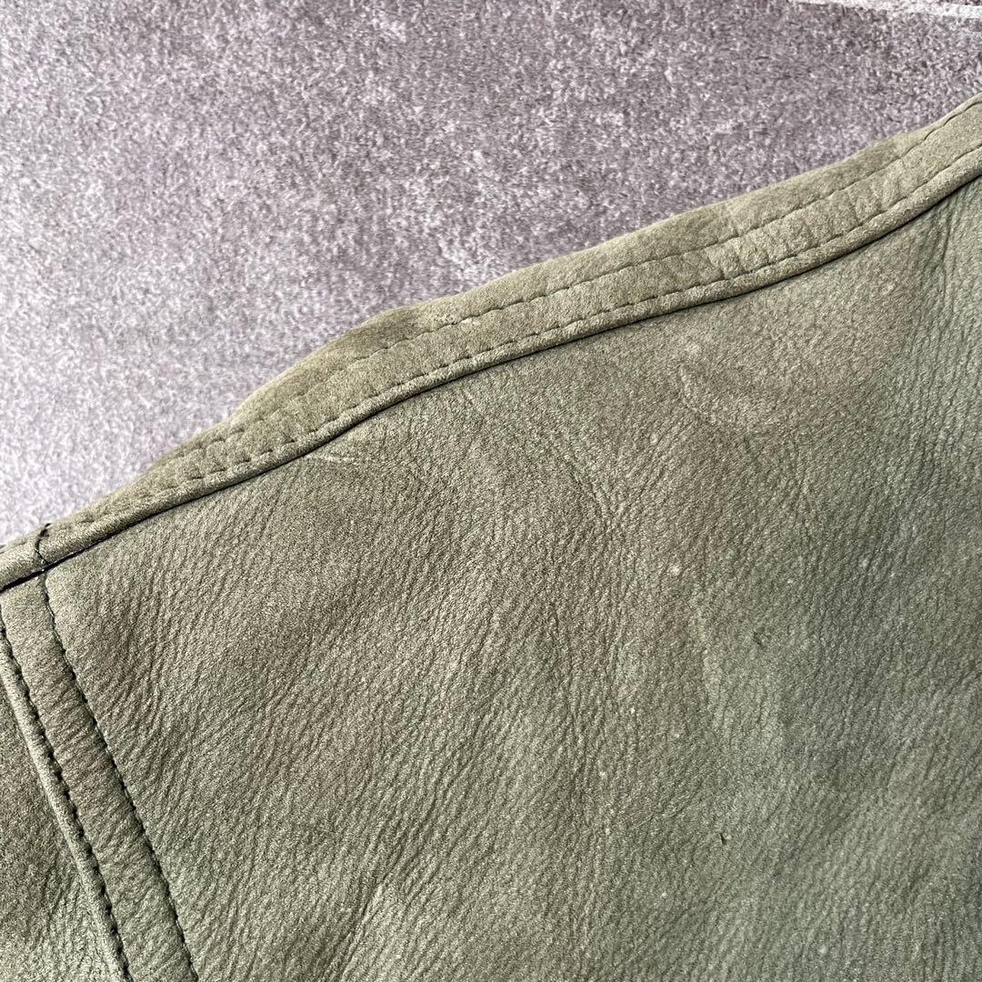 90s vintage 本革 レザーブルゾン ドリズラージャケット XL