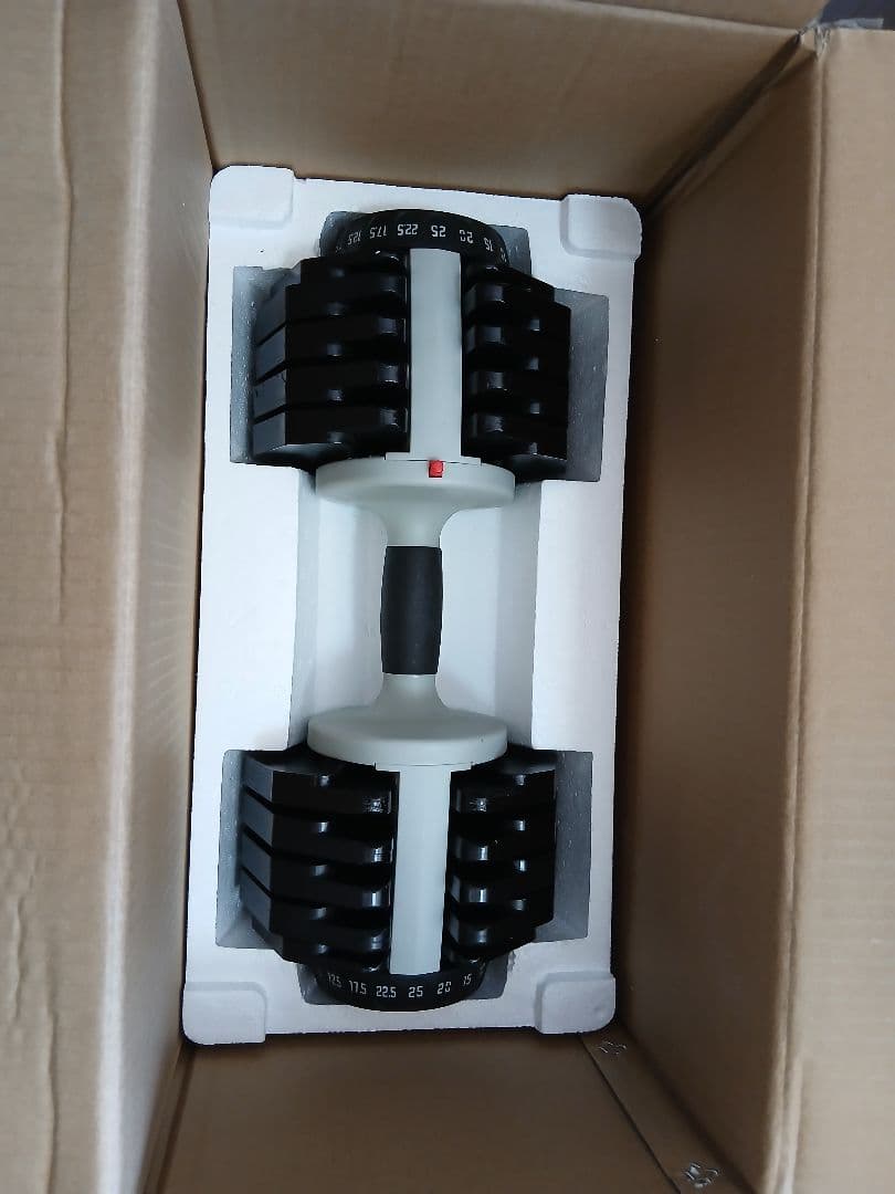 ②ativafit 可変式ダンベル 2.5kg〜25kg 1個