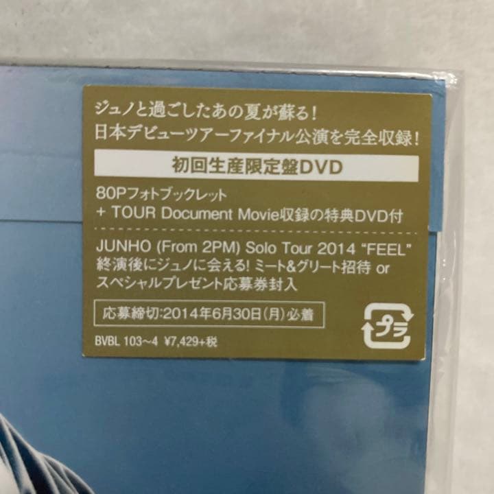 【美品】2PM JUNHO ジュノ キミの声 初回生産限定盤 DVD2枚組