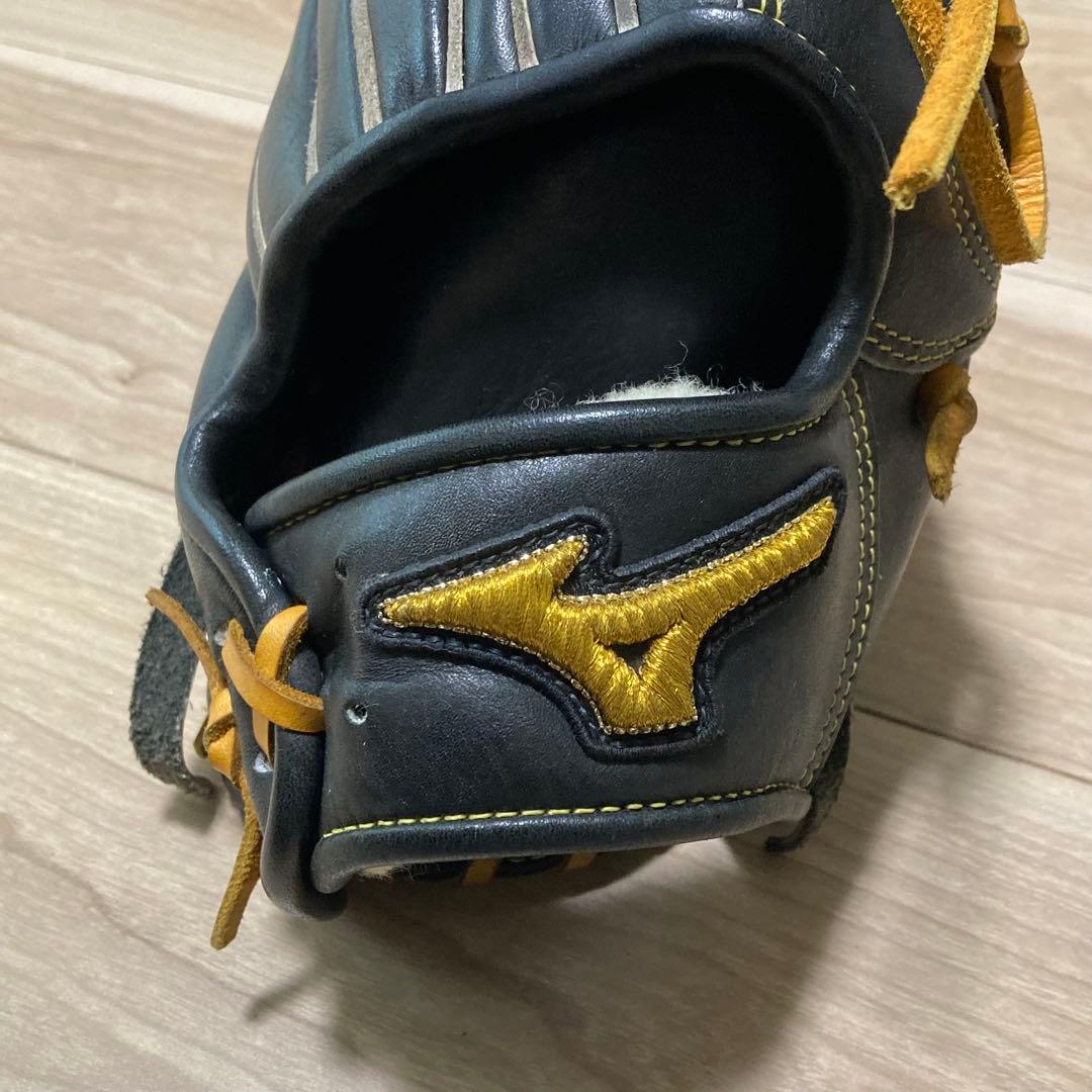 ⭐️3回使用　ミズノプロ　軟式　外野手用　右投げ　袋付き　グローブ