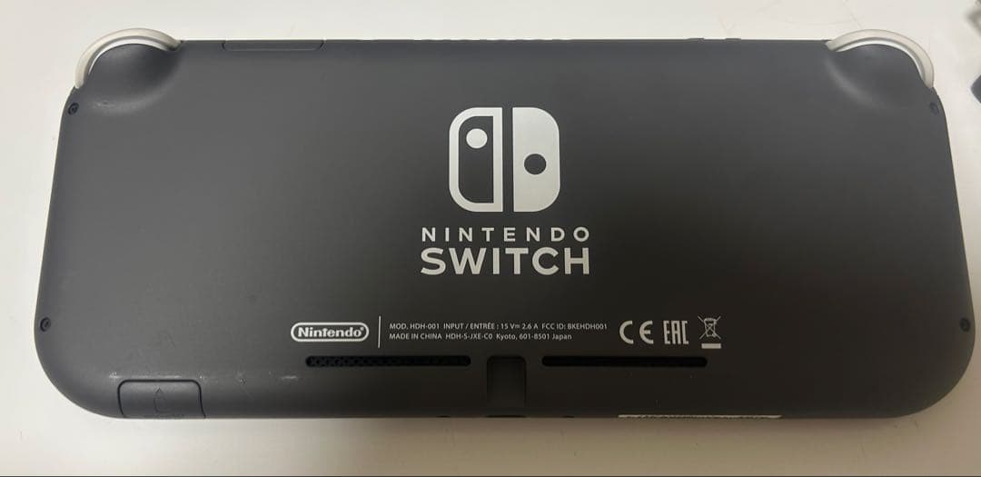 【ジャンク品】Nintendo Switch Lite 本体 グレー 箱付き