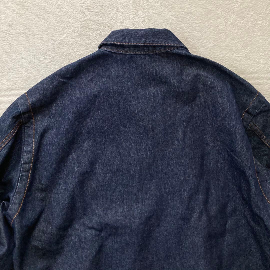 【ほぼ美品】無印良品 和紙混デニムジャケット