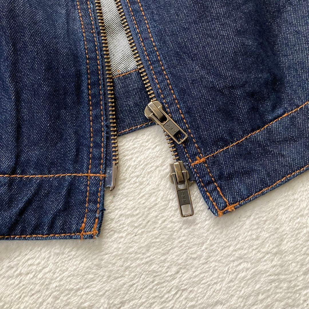 【ほぼ美品】無印良品 和紙混デニムジャケット