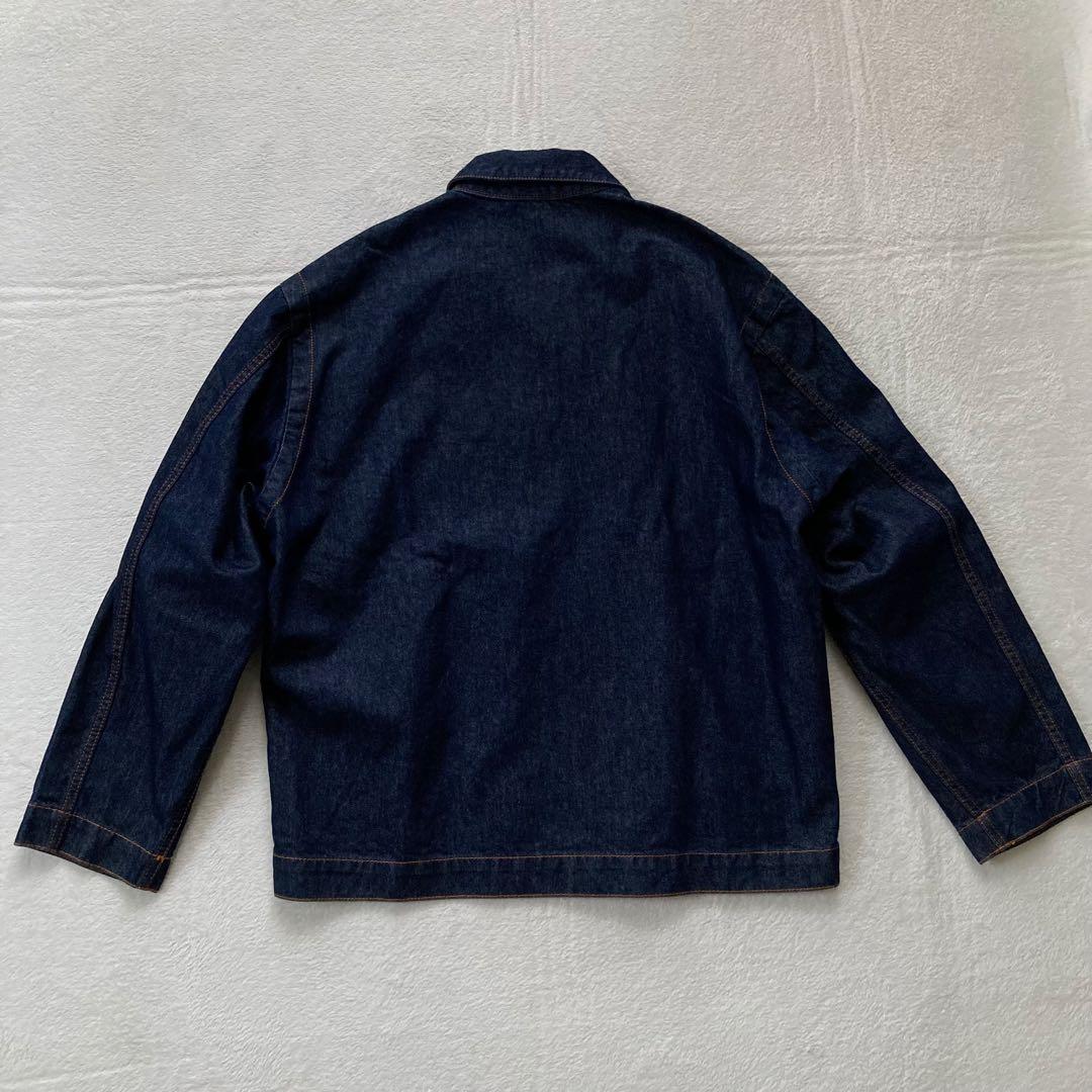 【ほぼ美品】無印良品 和紙混デニムジャケット