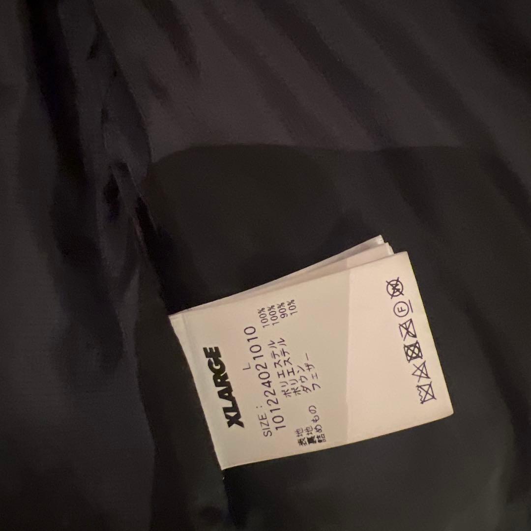 (美品)XLARGE ブラック ダウンベスト XLARGE