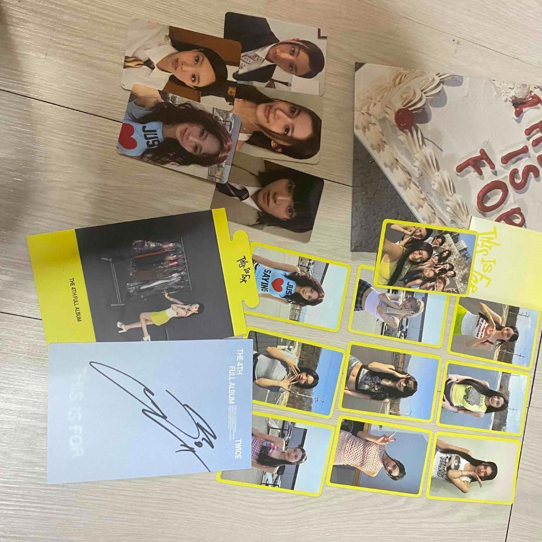 TWICE THIS IS FOR アメリカ限定版 直筆サイン入り US限定