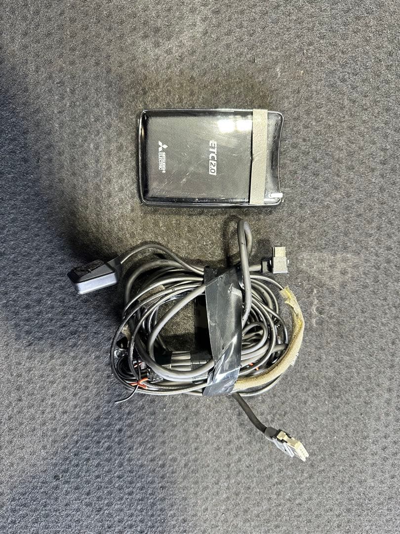 三菱電機 ETC 2.0 車載器 配線付き